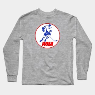 Retro Hockey - World Hockey Association - WHA Seventies Ice Hockey Long Sleeve T-Shirt